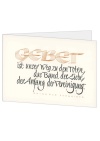 Korrespondenzkarte "Gebet ist unser Weg zu den Toten..."
