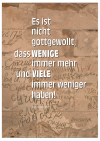 Poster "Es ist nicht gottgewollt..."