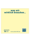 Block Haftnotizen "was wir wirklich brauchen..." 