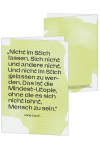 Korrespondenzkarte "Mindest-Utopie"