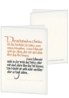 Korrespondenzkarte "Der auferstandene Christus ist das herrliche..."