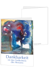 Korrespondenzkarte "Dankbarkeit ist das Gedächtnis..."