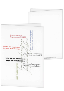 Korrespondenzkarte \