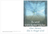 Korrespondenzkarte "Es wird nicht dunkel bleiben"
