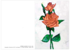 Korrespondenzkarte "Rosen"